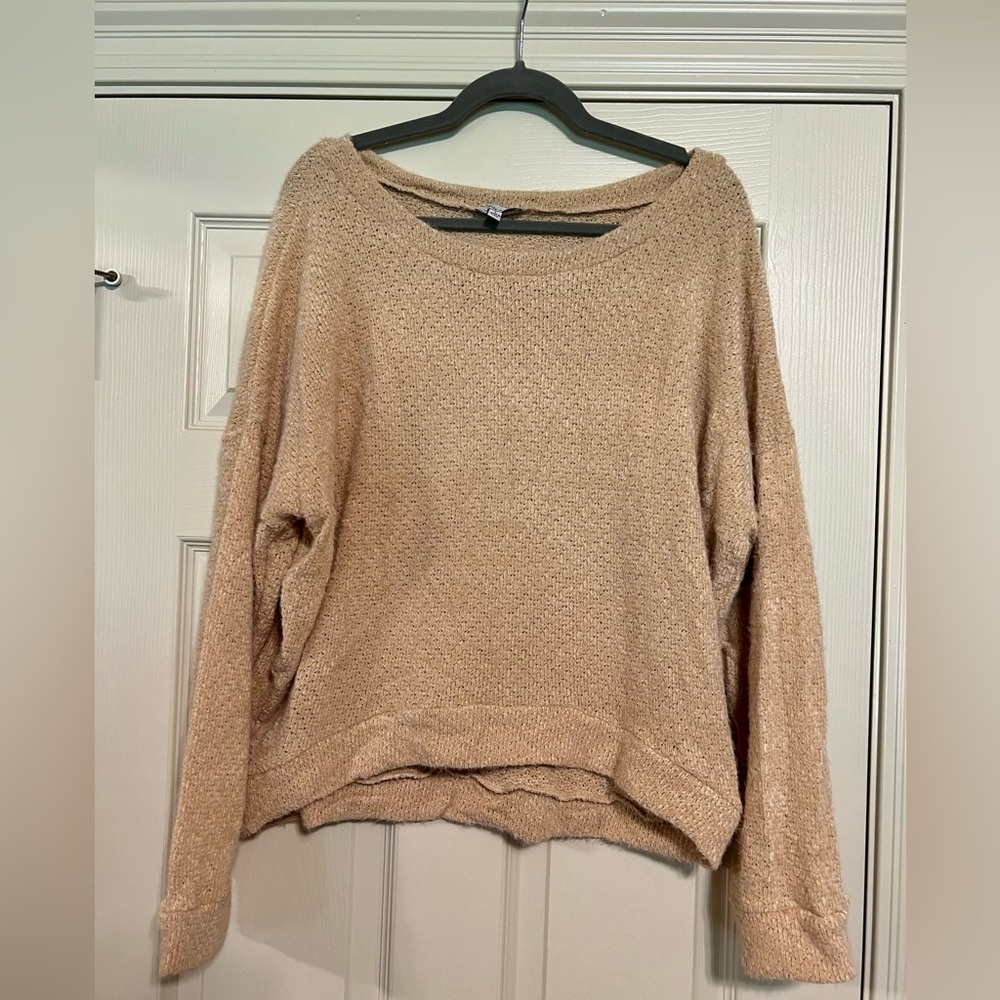 NWOT Camel Sweater